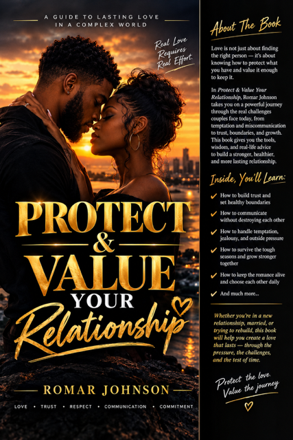 Protect & Value Your Relationship cover presentation, Romar Johnson